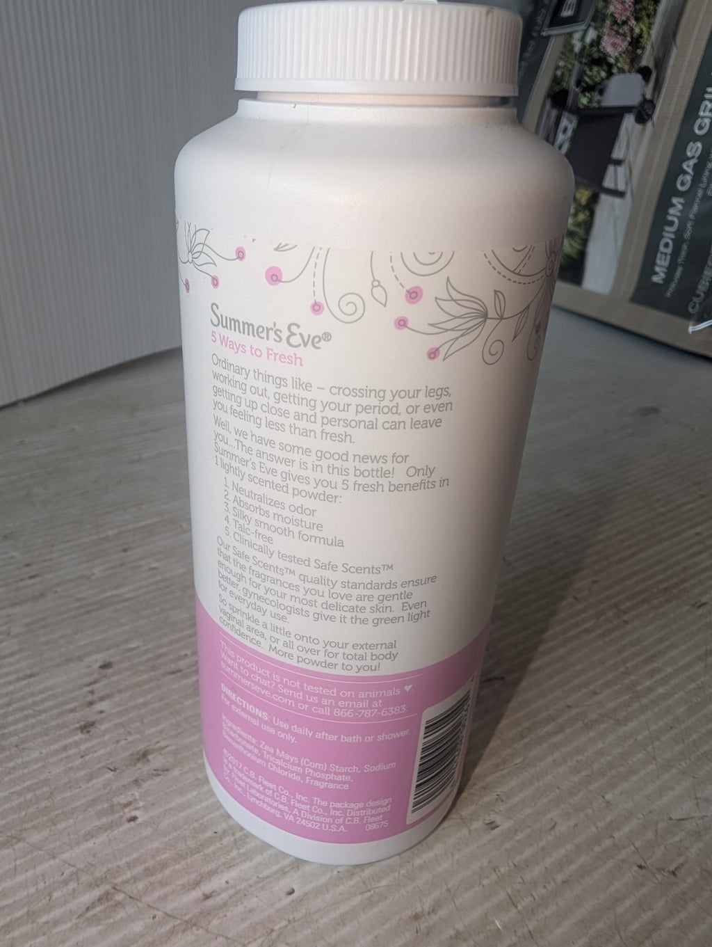 Summer's Eve Island Splash Body Powder - 8 oz Moisturizing Body Powder
