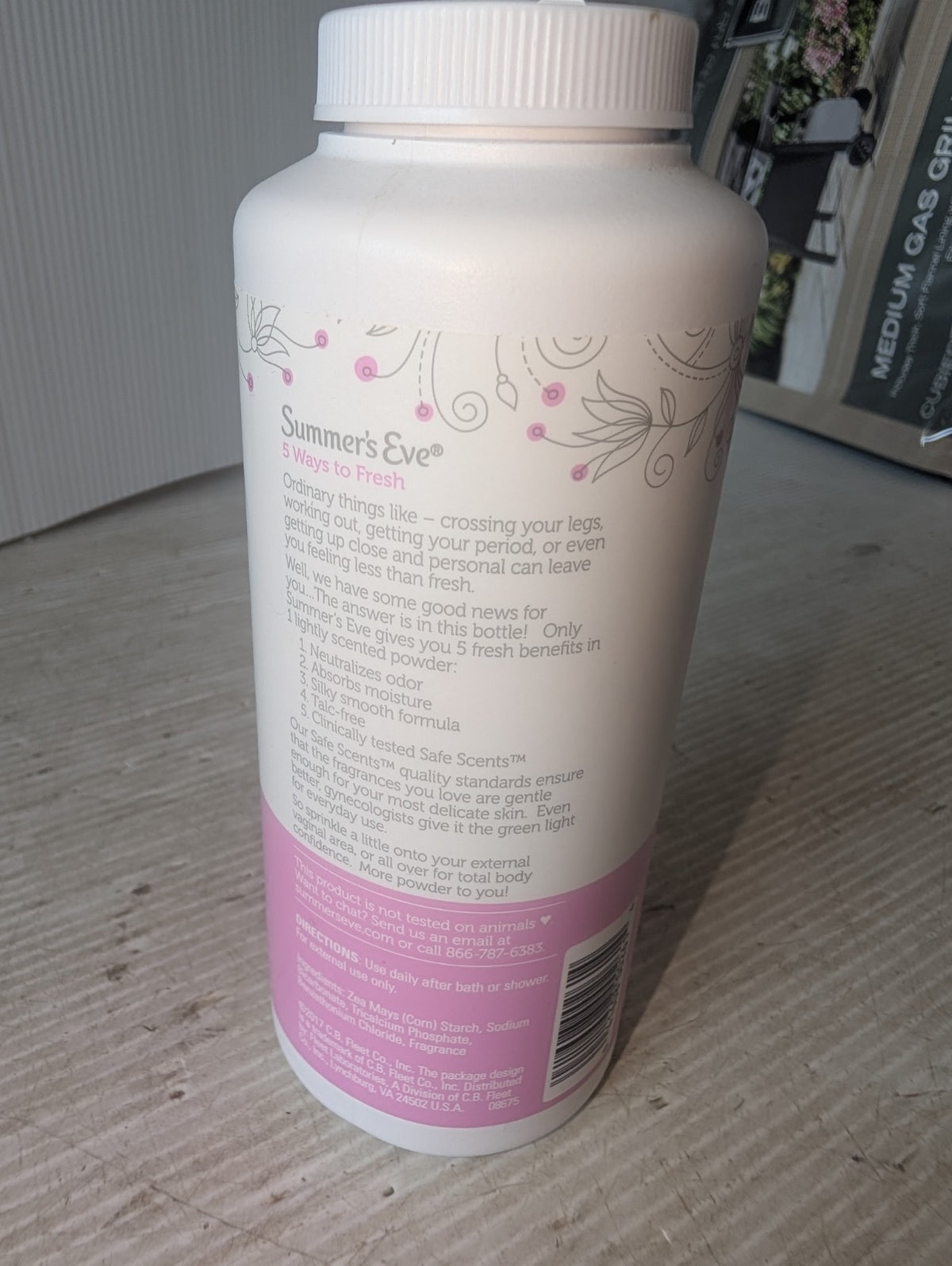 Summer's Eve Island Splash Body Powder - 8 oz Moisturizing Body Powder