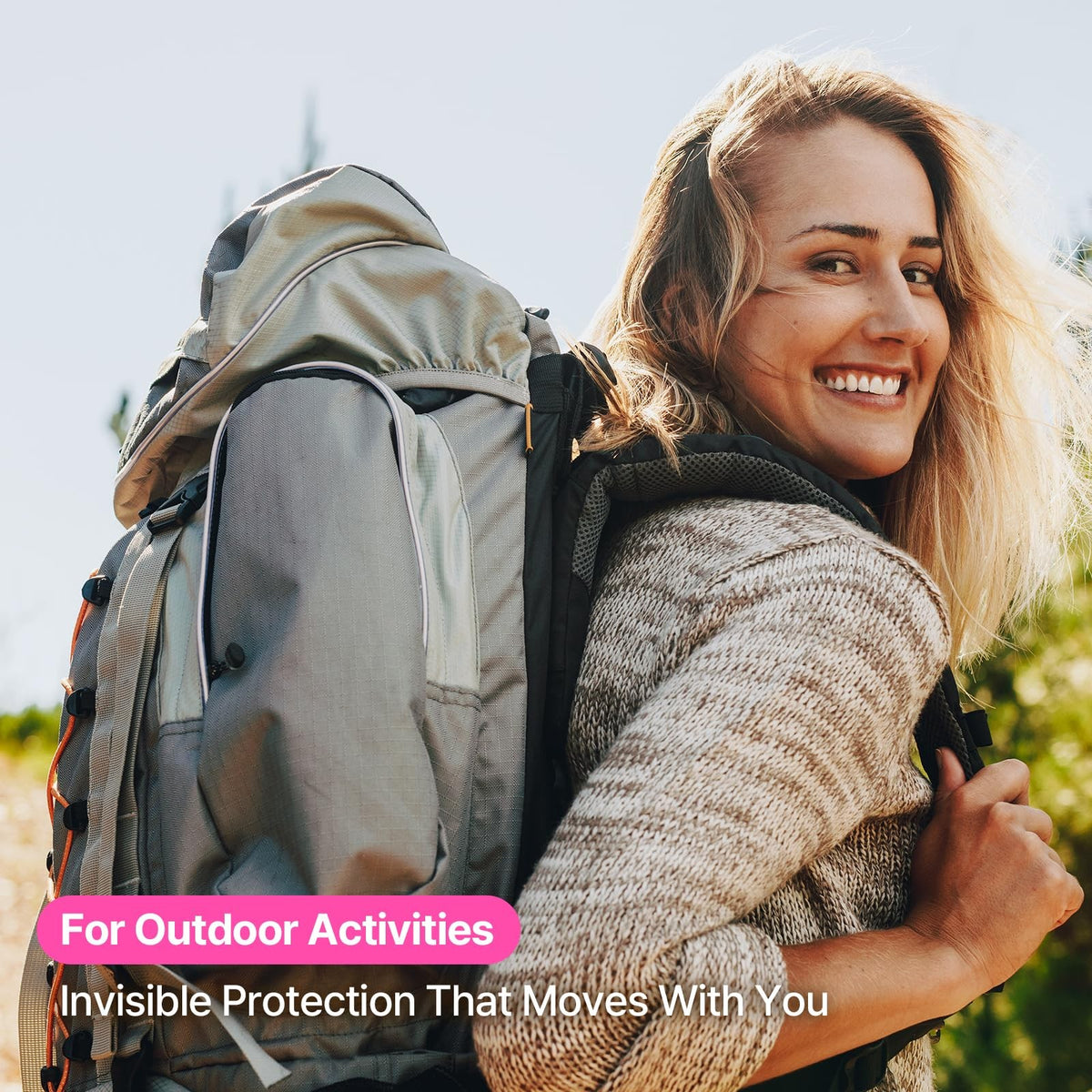 UV Patch SPF 50+ Sun Protection with Hyaluronic Acid for Outdoor Skin Care