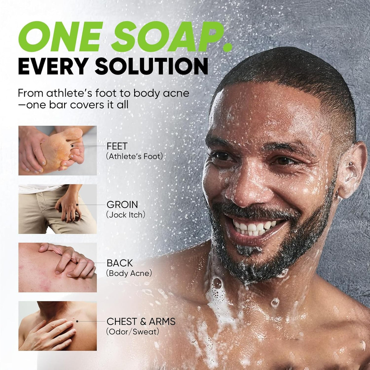Antifungal Soap Bar for Active Skin Relief – Medicated Foot & Body Treatment