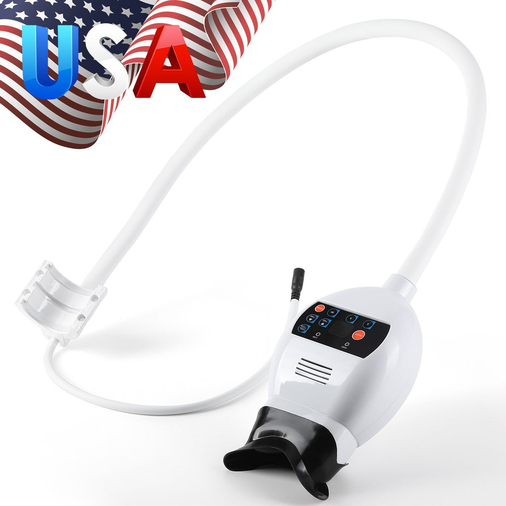 Dental Whitening Light with Goggles Triple Color LED for Teeth & Oral Examination