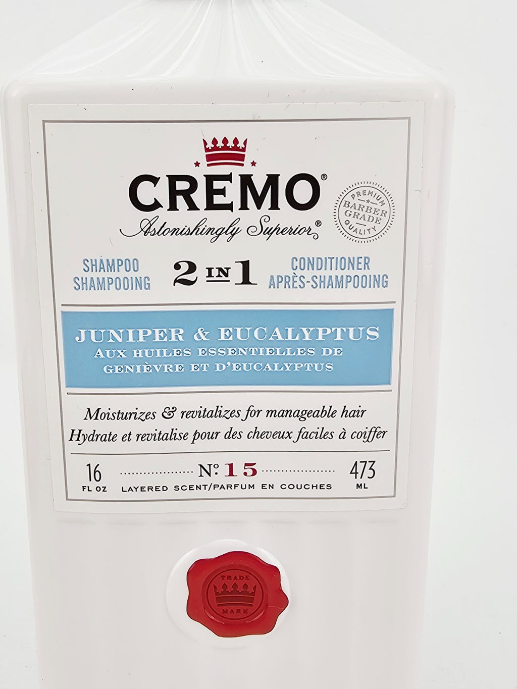 2-in-1 Shampoo and Conditioner Juniper Eucalyptus 16 Fl Oz - Hair Care Set