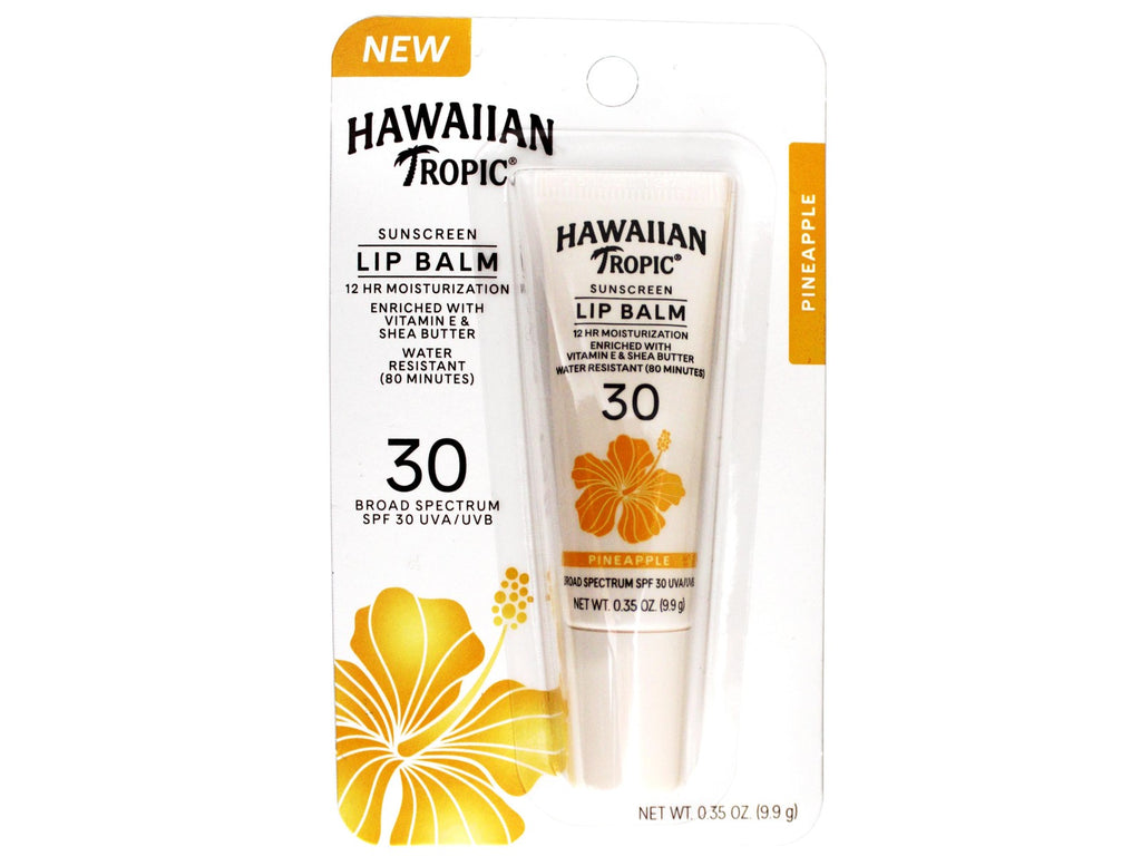 SPF 30 Lip Balm with Pineapple Flavor - 12H Moisturization & Sun Protection