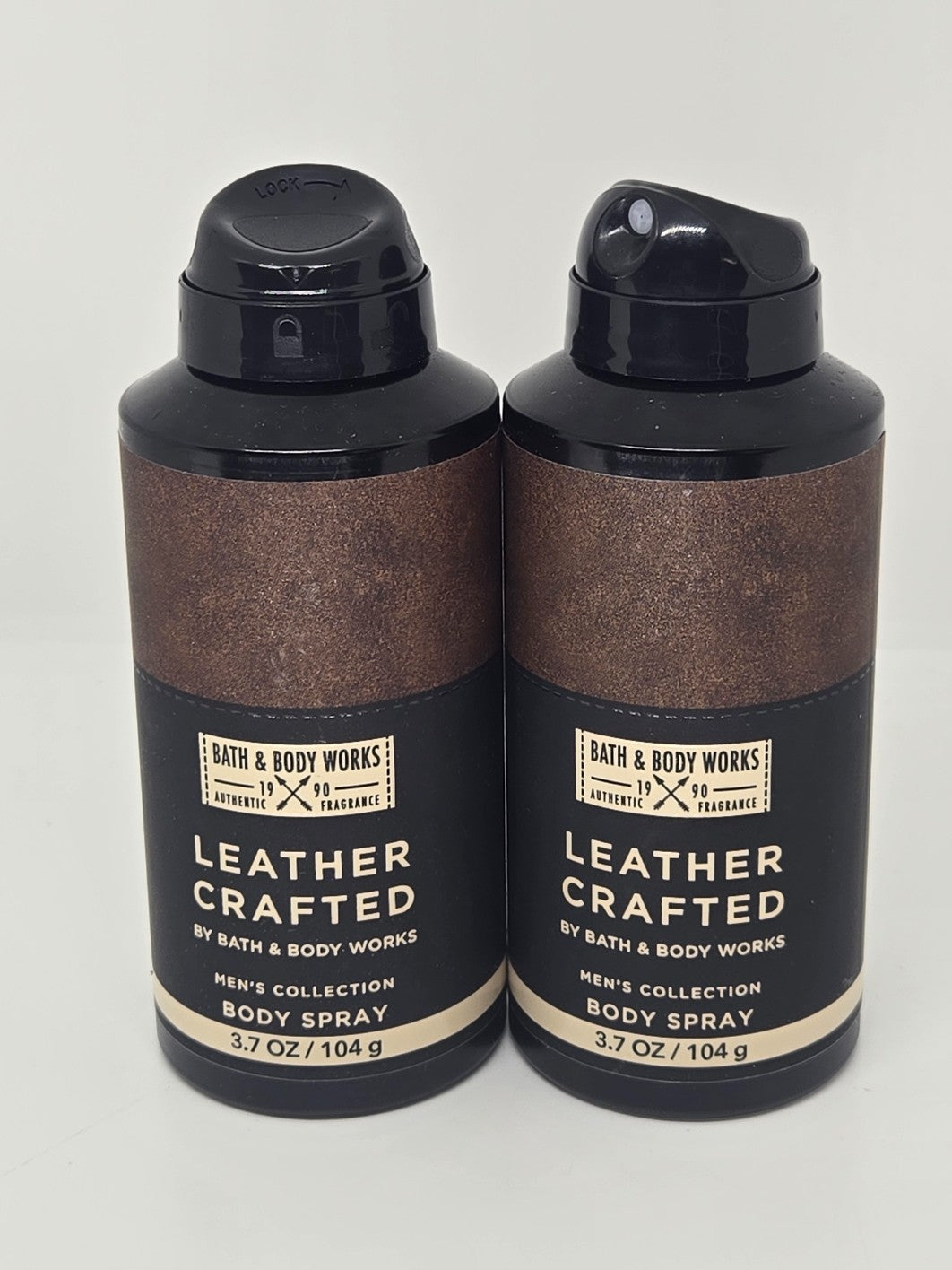 Men's Leather Scent Body Spray Set - 2 x 3.7oz