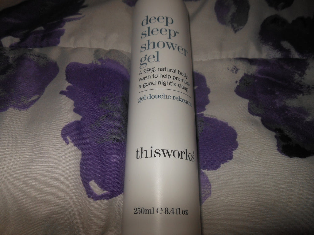 Deep Sleep Shower Gel - 99% Natural Body Wash with Lavender & Chamomile, 8.4 oz