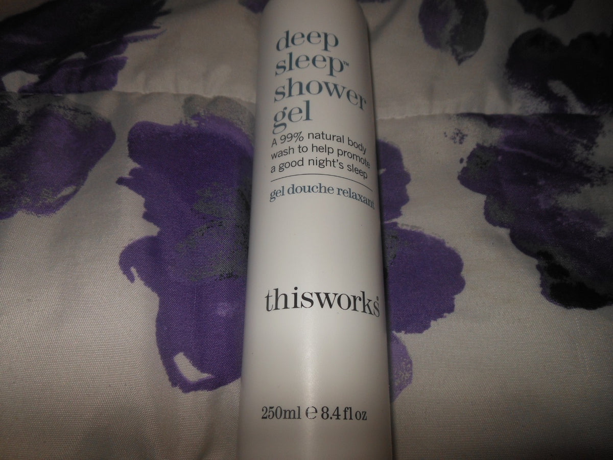 Deep Sleep Shower Gel - 99% Natural Body Wash with Lavender & Chamomile, 8.4 oz
