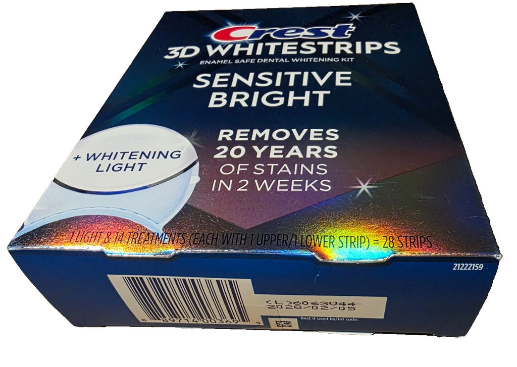Strips Sensitive Bright 14 Treatments Crest