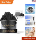 Black African Net Sponge for Exfoliation & Full-Body Shower Spa