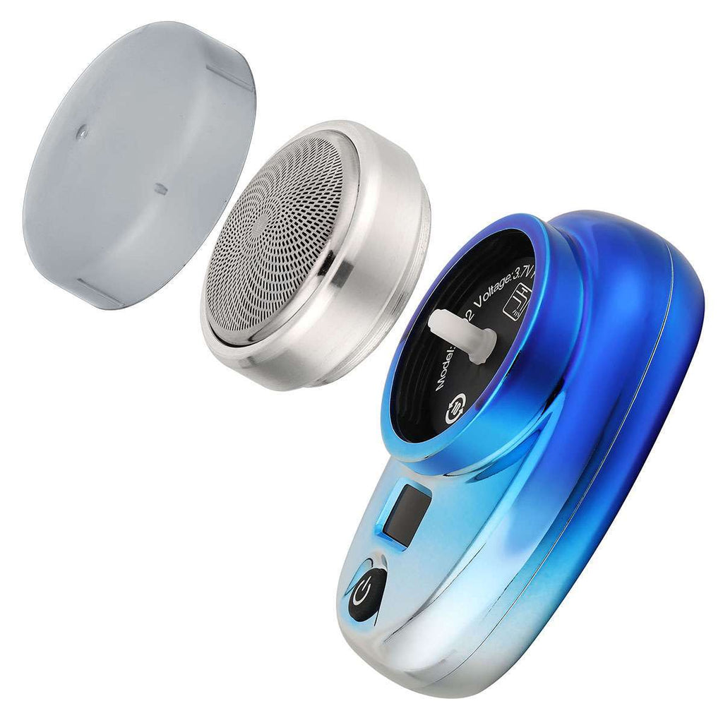 Mini Portable Electric Razor for Men USB Rechargeable Shaver Travel & Home Use