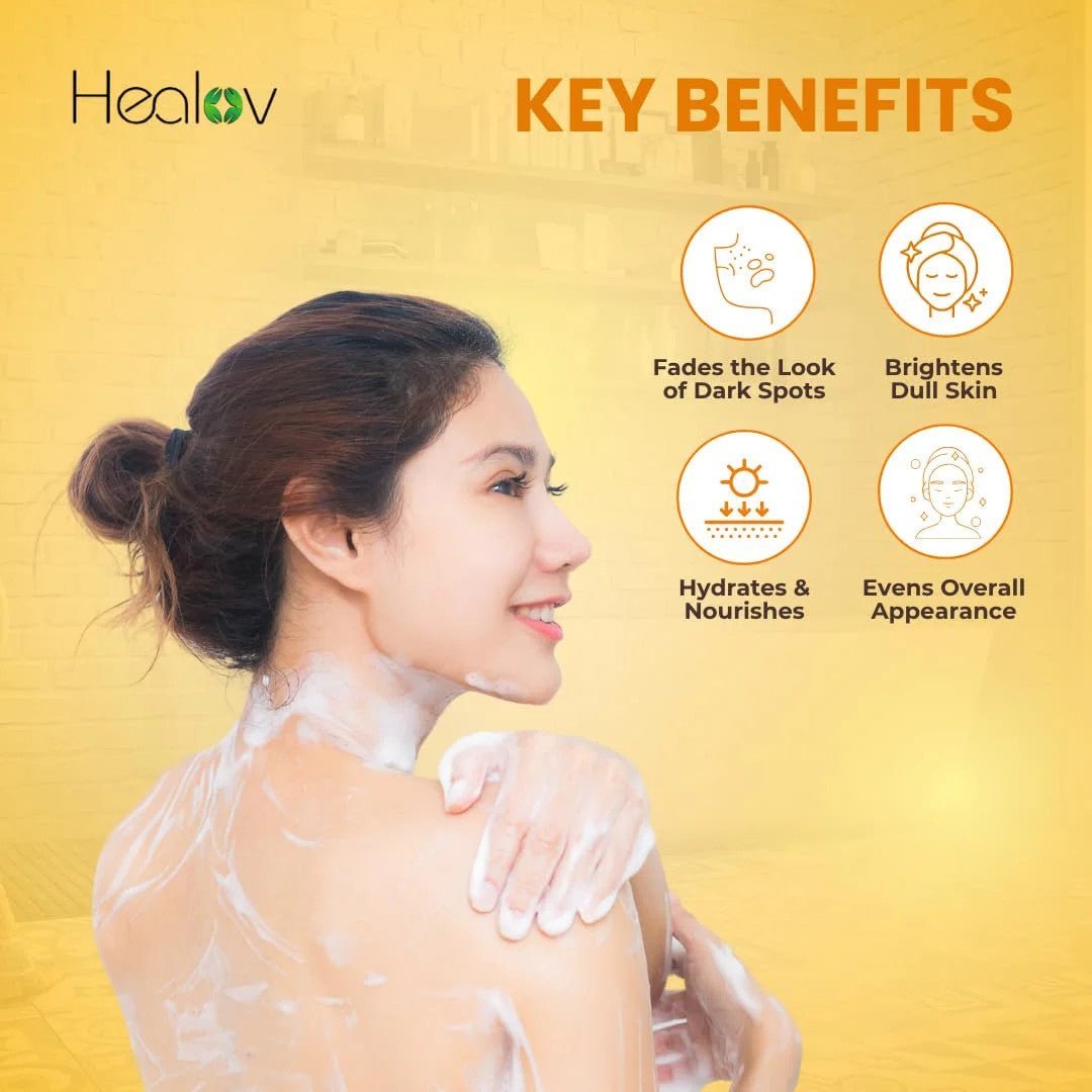 Kojie San Skin Brightening Soap - Body Wash for Hyperpigmentation & Dark Spots