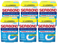 Denture Adhesive Seals for Lower Dentures - 30 Count, Zinc-Free, All-Day Hold