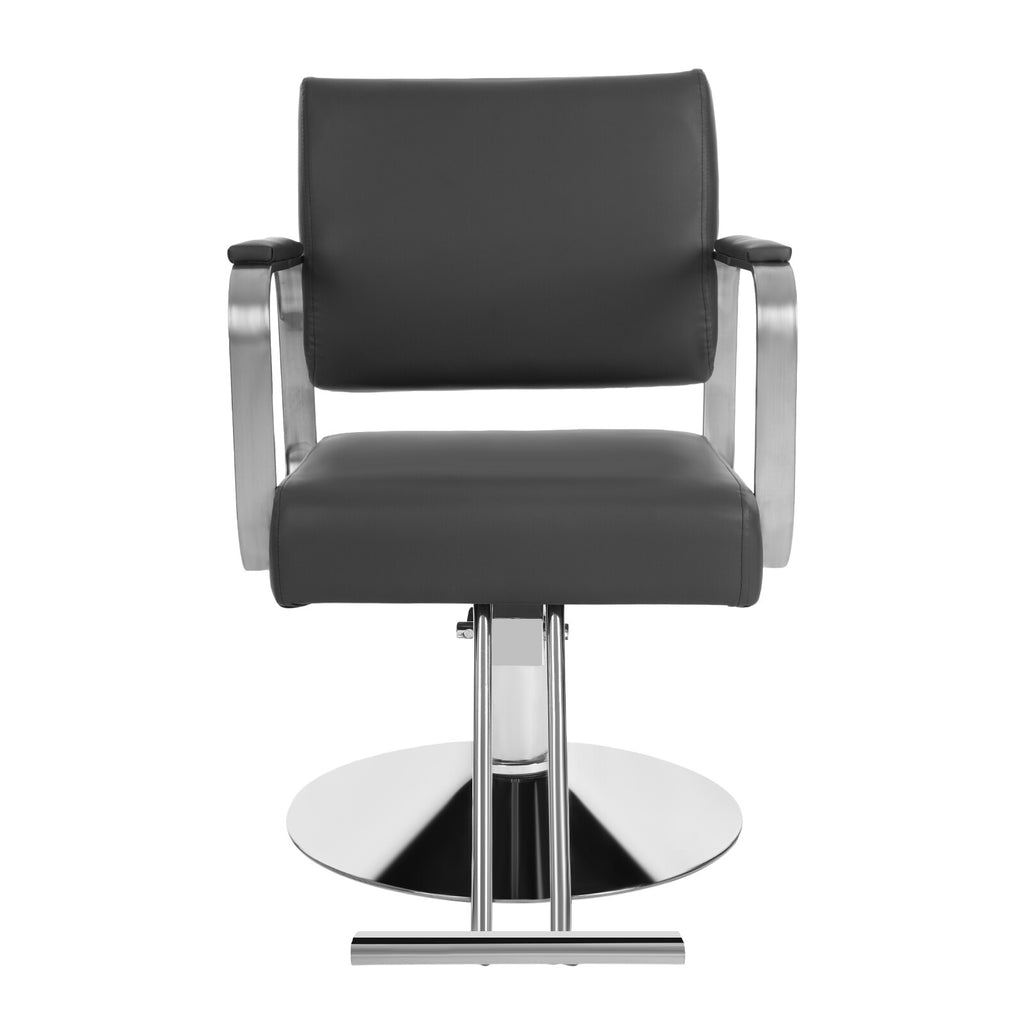 Rotatable Barber Chair Salon Chair with Adjustable Height & Heavy Duty Carbon Steel Frame