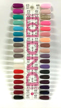 DND Color Chart Gel Polish Sample Palette Display Swatch - All Variants