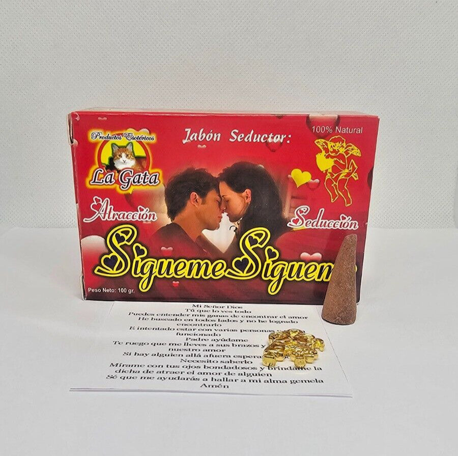 Follow Me Pheromone Soap for Attraction & Relationship Rejuvenation - Artesania Peru