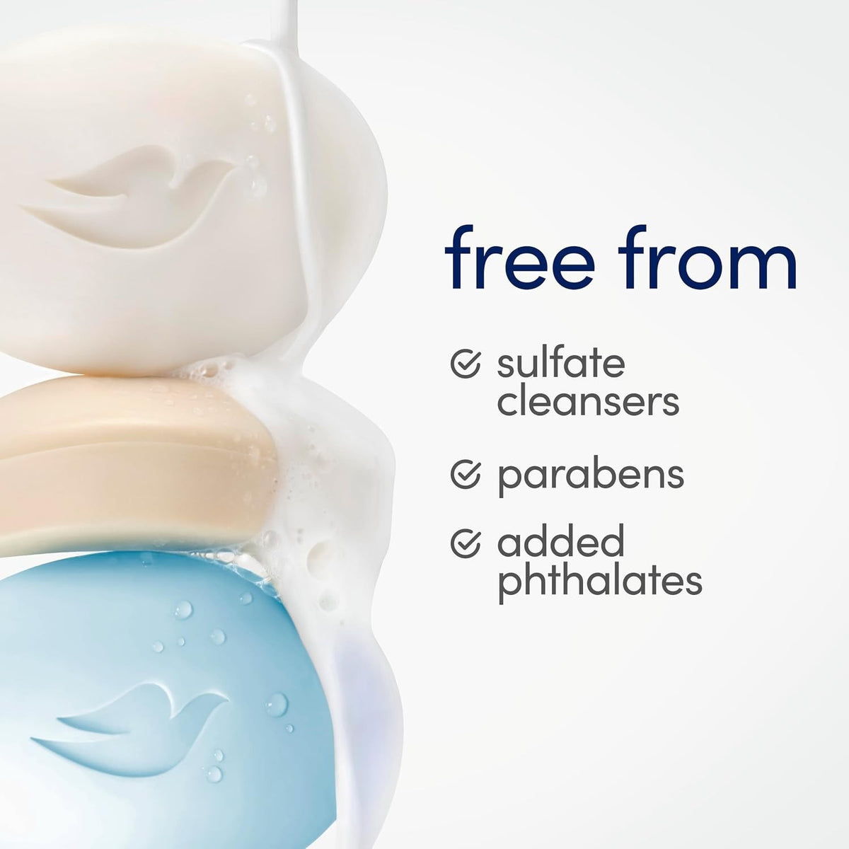 Dove Beauty Bar Soap 8 Count - Gentle Cleansing & Skin Care