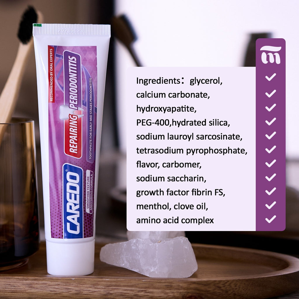 Professional Gum Disease Toothpaste for Receding Gums & Loose Teeth
