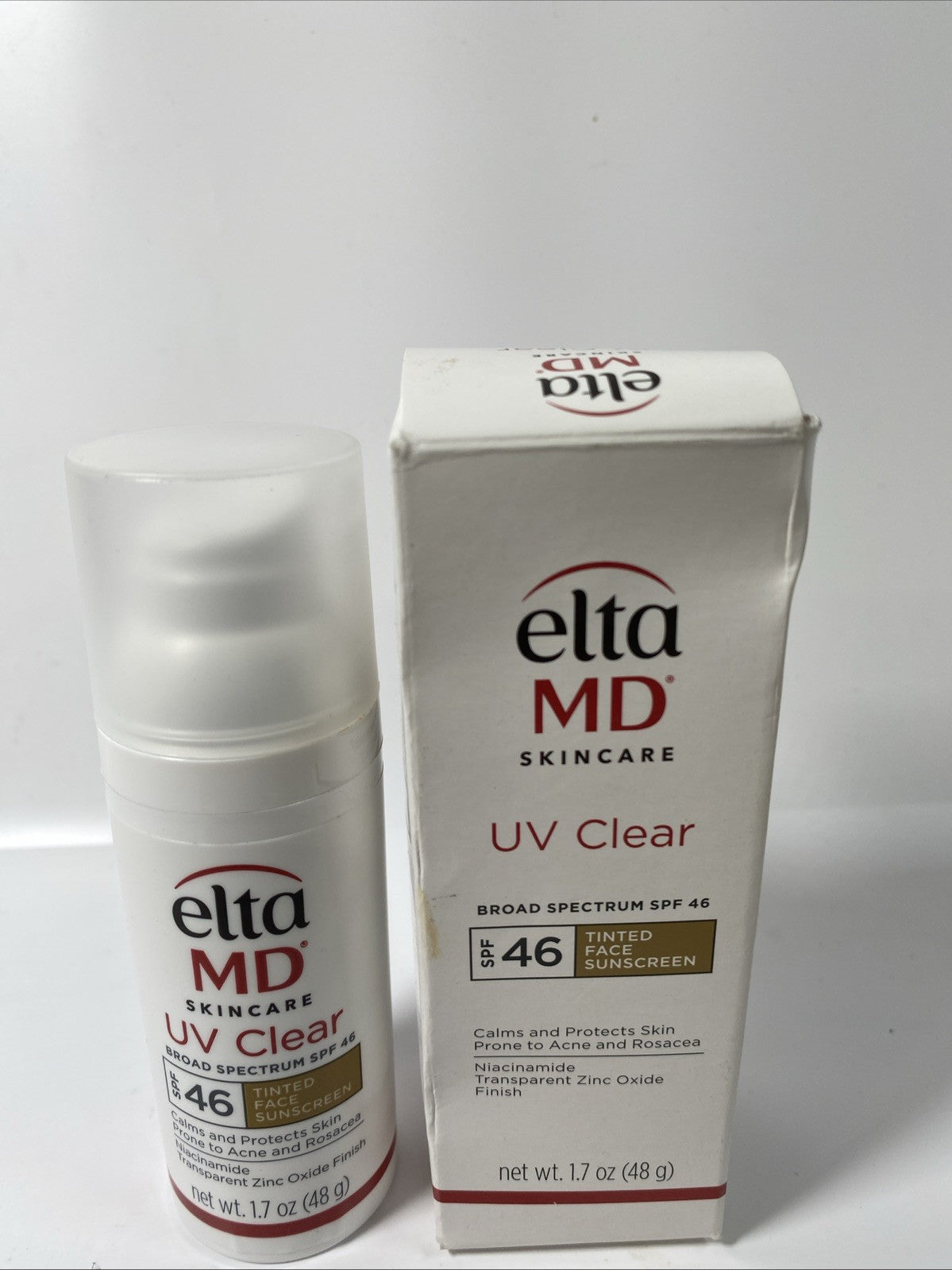 Broad Spectrum SPF 46 Tinted Facial Sunscreen - Elta MD UV Clear 1.7 Oz