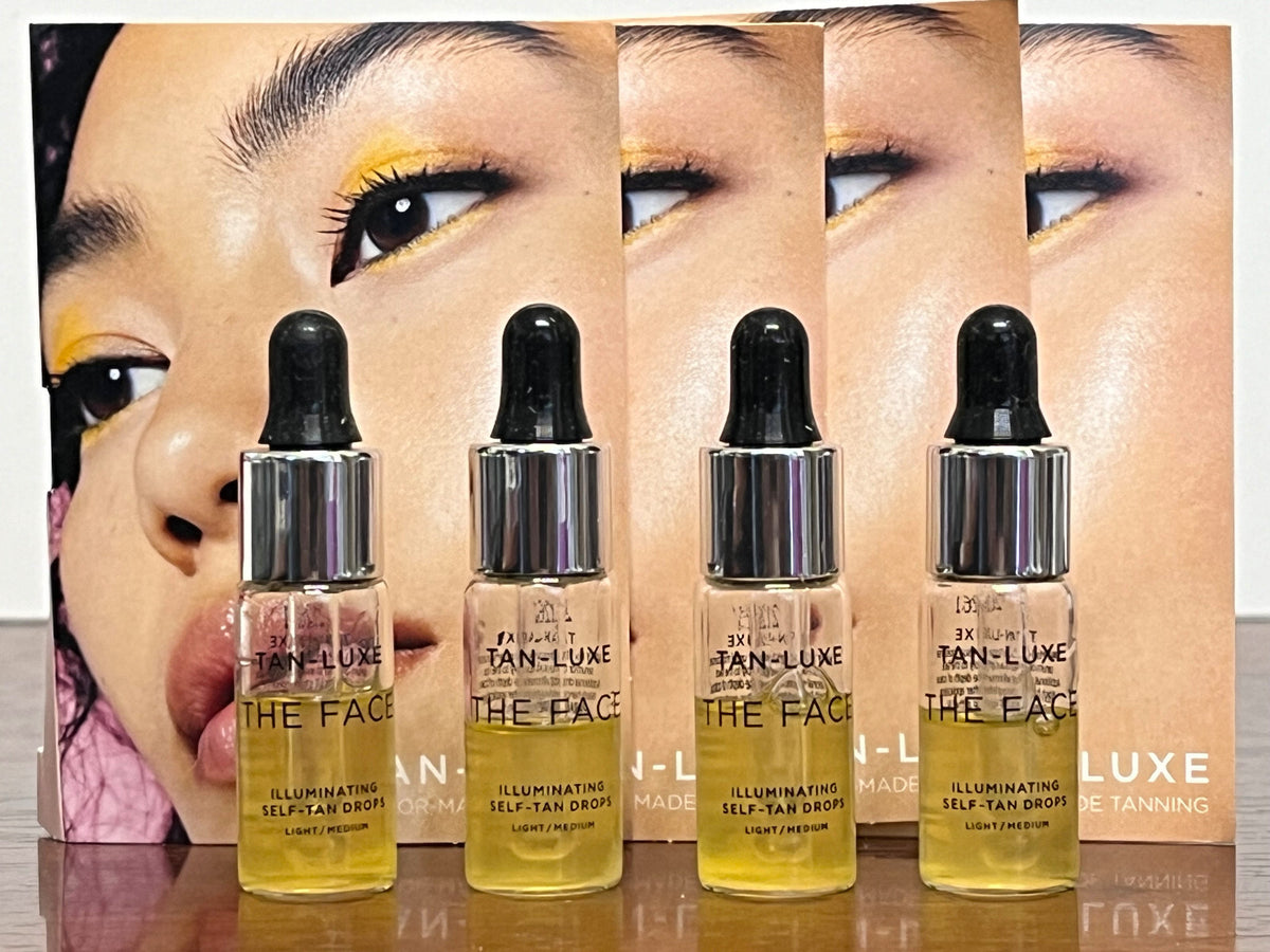 Self-Tanning Drops 4-Pack - Illuminating Tanning Serum for Glowing Skin