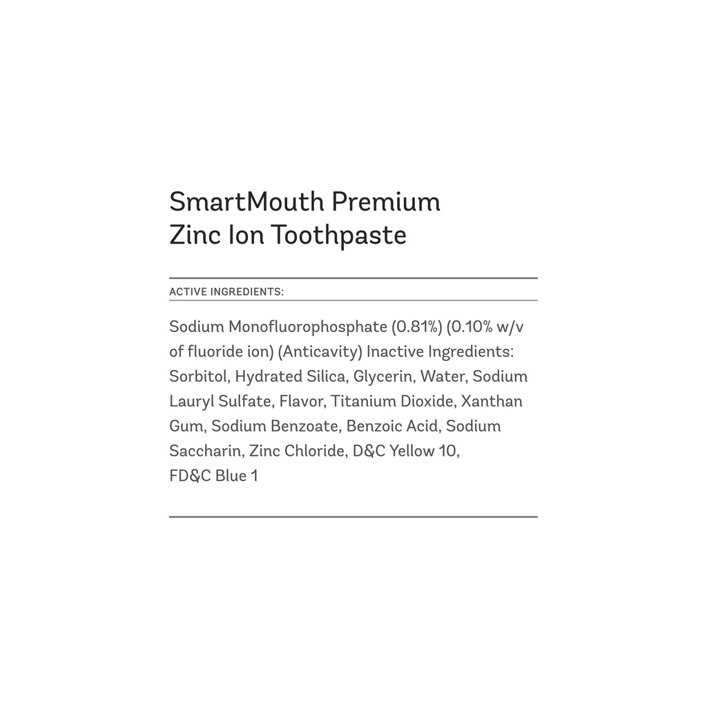 Zinc Ion Toothpaste for Cavity & Plaque Protection - Mild Mint 6 oz