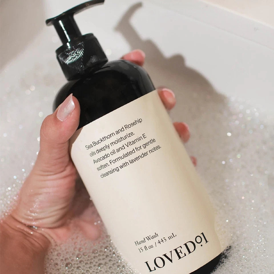 Loved01 Hydrating Liquid Hand Soap 15oz 2-Pack - Gentle Nourishing Formula