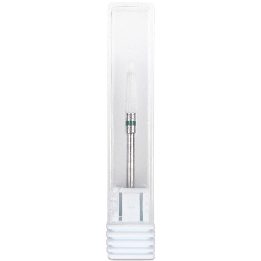 Ceramic Nail Drill Bit - Small Tapered Cone, Coarse Grit, 3/32" Shank
