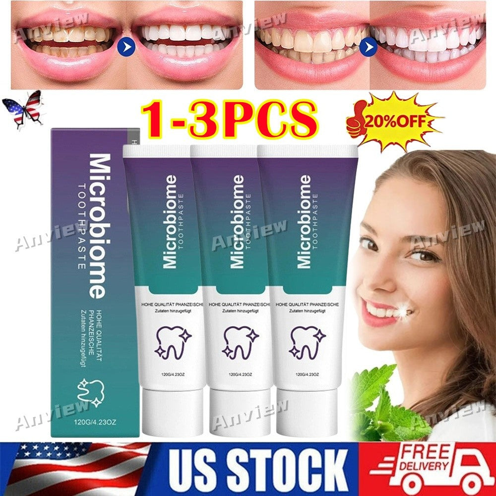 Microbiome Mint Toothpaste for Sensitive Gums & Brightening - 120g
