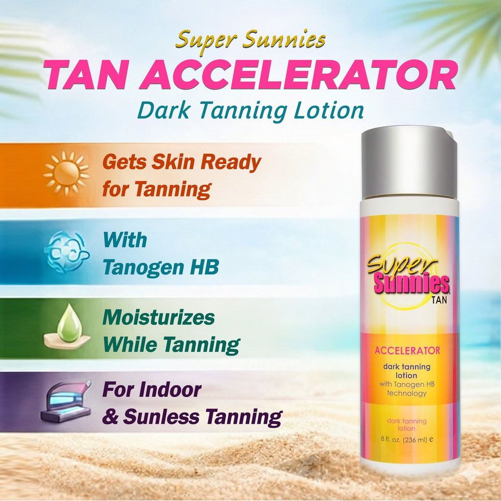 Dark Tanning Lotion with Tanogen HB - Accelerates Indoor & Outdoor Tan