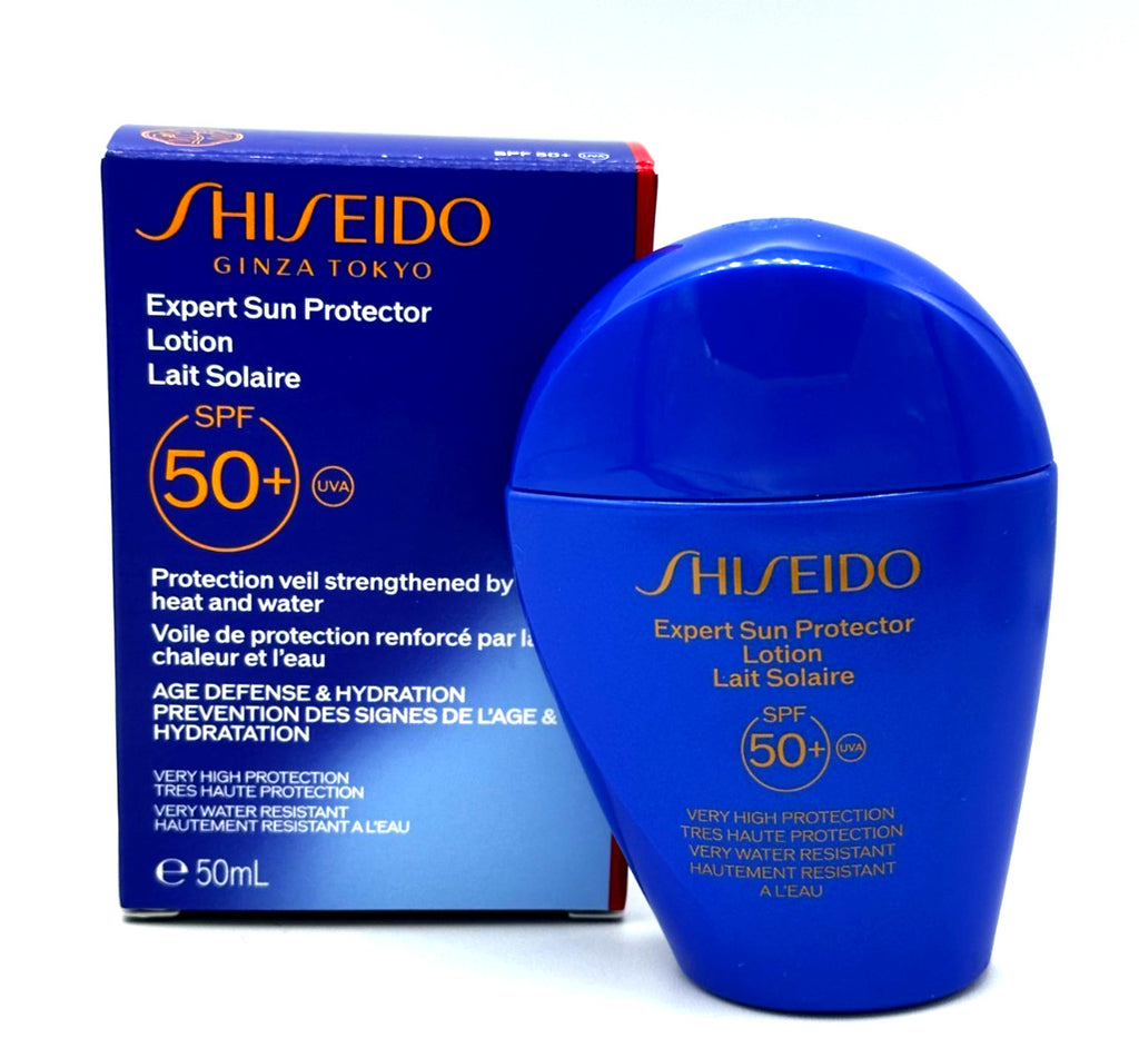 Shiseido SPF 50+ Sun Protector Lotion 50ml - New In Box