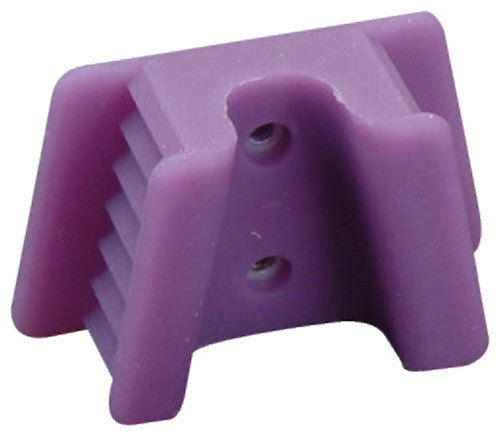 Silicone Mouth Props Bite Blocks, 2 Large Purple for Dental or Tattoo Piercing