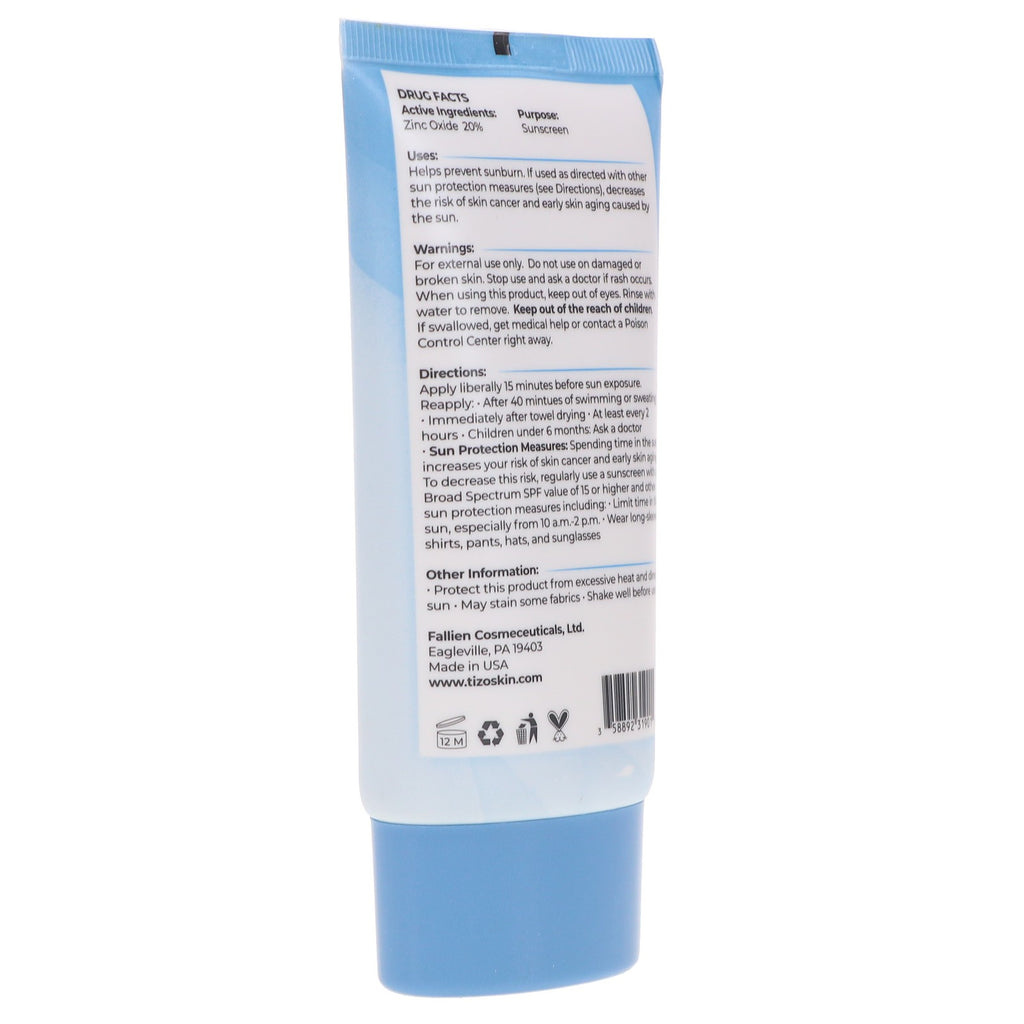 SPF 40 Zinc Body & Face Sunscreen Tinted Broad Spectrum 3.5 oz