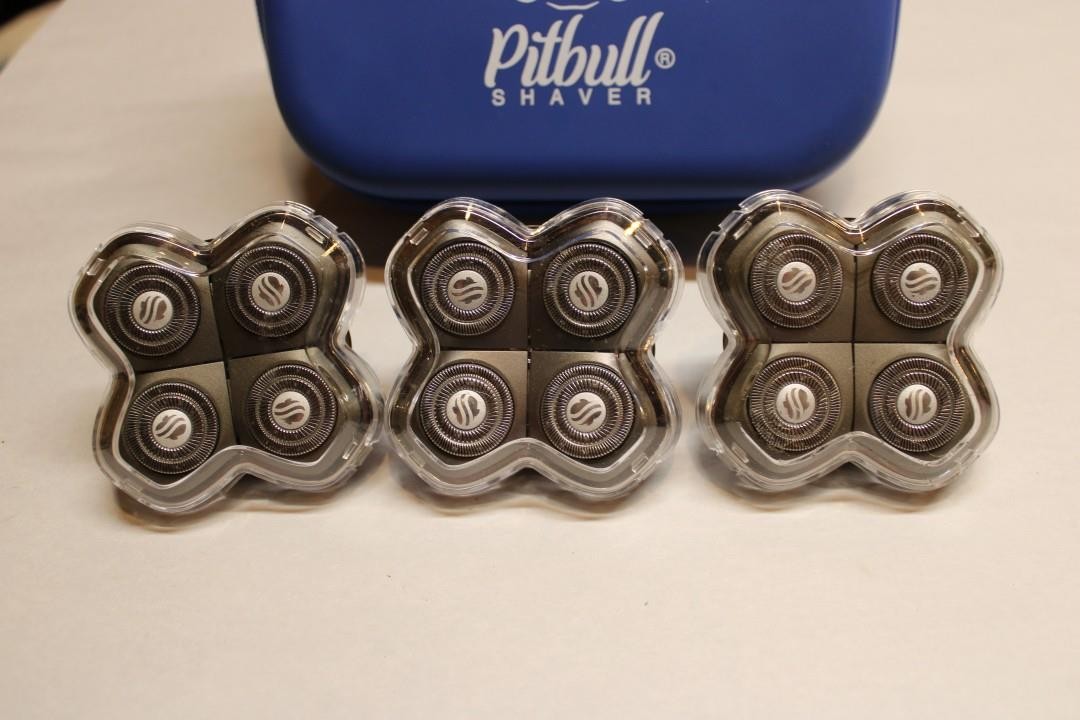 Replacement Blade Set for Skull Shaver Carver PRO 4 Head - 3 Heads