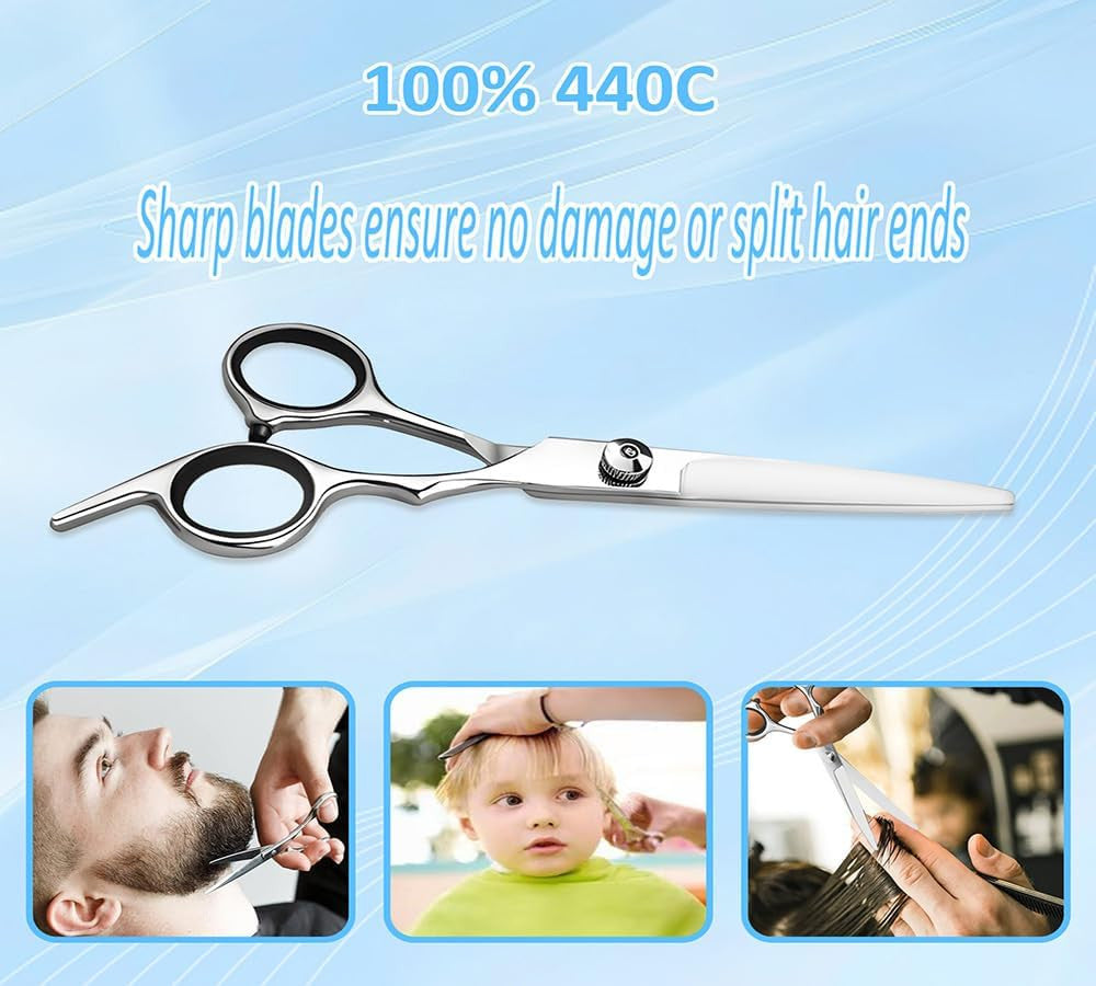 Professional Hair Cutting Shears - Precision Stainless Steel Scissors