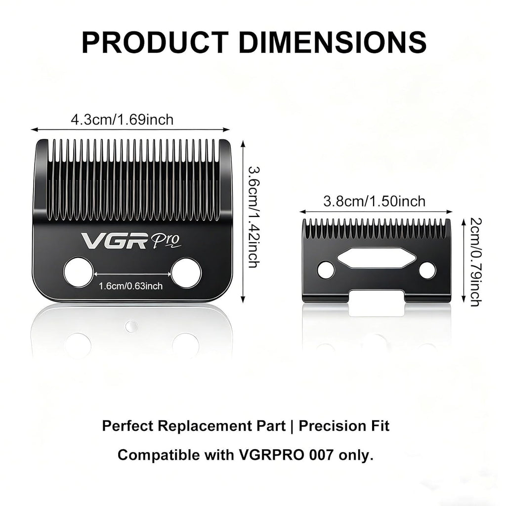 Hair Clipper Replacement Blade Set for V-007 - Professional Grooming