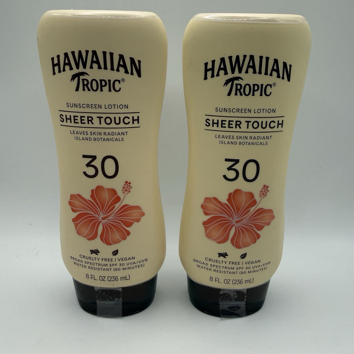 Hawaiian Tropic SPF 30 Sunscreen Lotion Duo - Water-Resistant, Vegan & Cruelty-Free