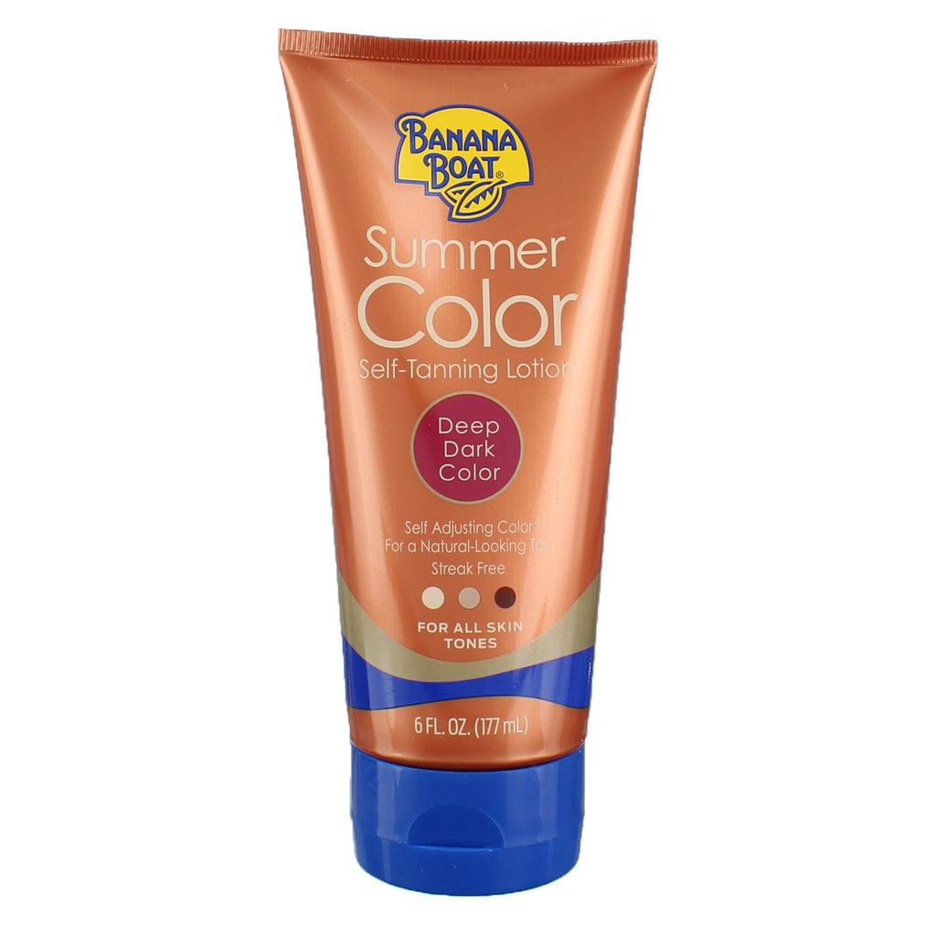 Self-Tanning Lotion Deep Dark Color 4 Pack - Oil-Free with Aloe Vera & Vitamin E
