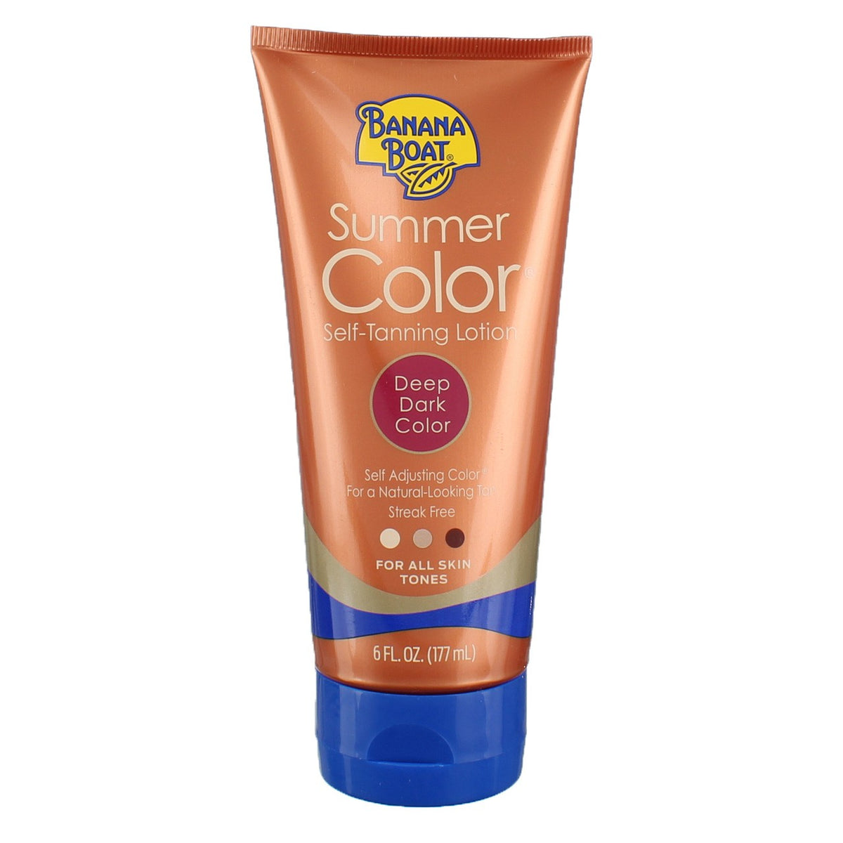 Self-Tanning Lotion Deep Dark Color 4 Pack - Oil-Free with Aloe Vera & Vitamin E