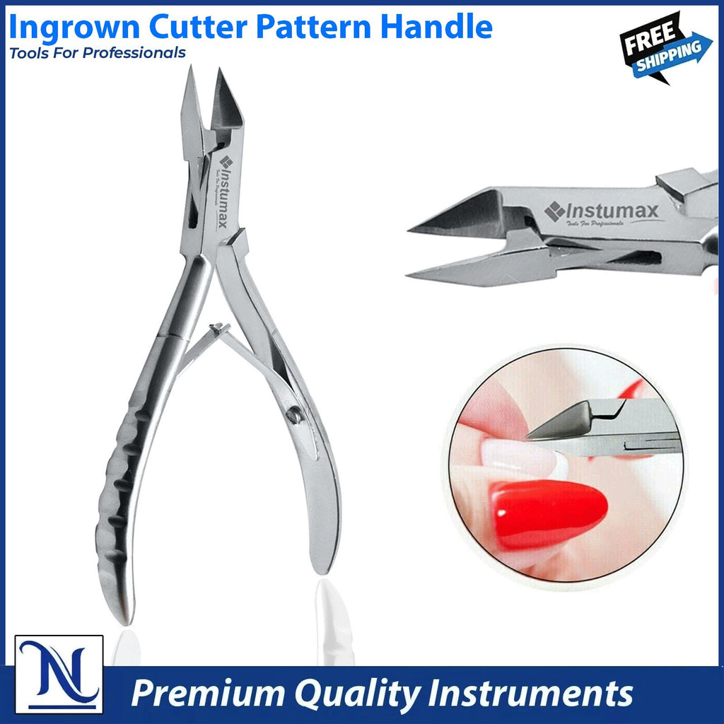 Professional Ingrown Toenail Nipper - Fine Point Precision Cutter for Thick & Curved Nails