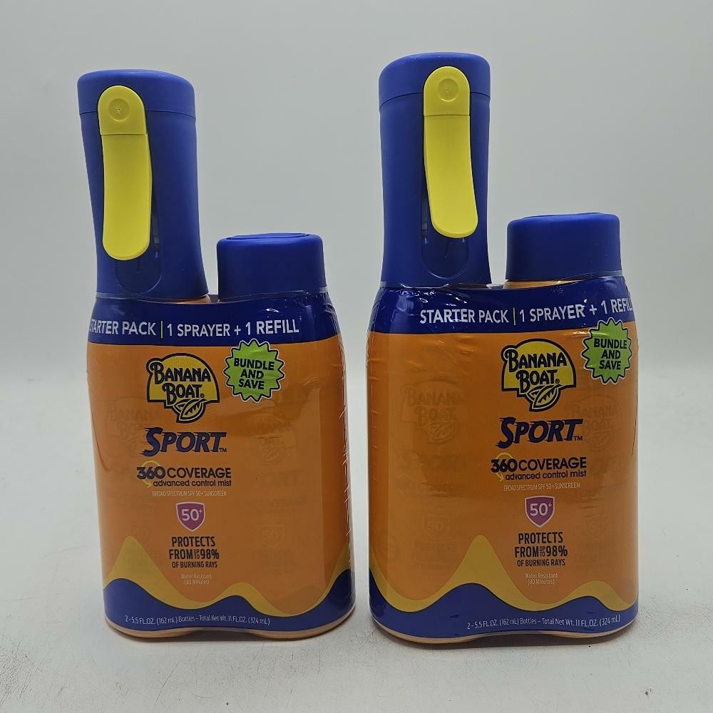 SPF50 Sun Spray Refill Pack - 2 Pack 5.5oz Ultra Sport Sun Protection