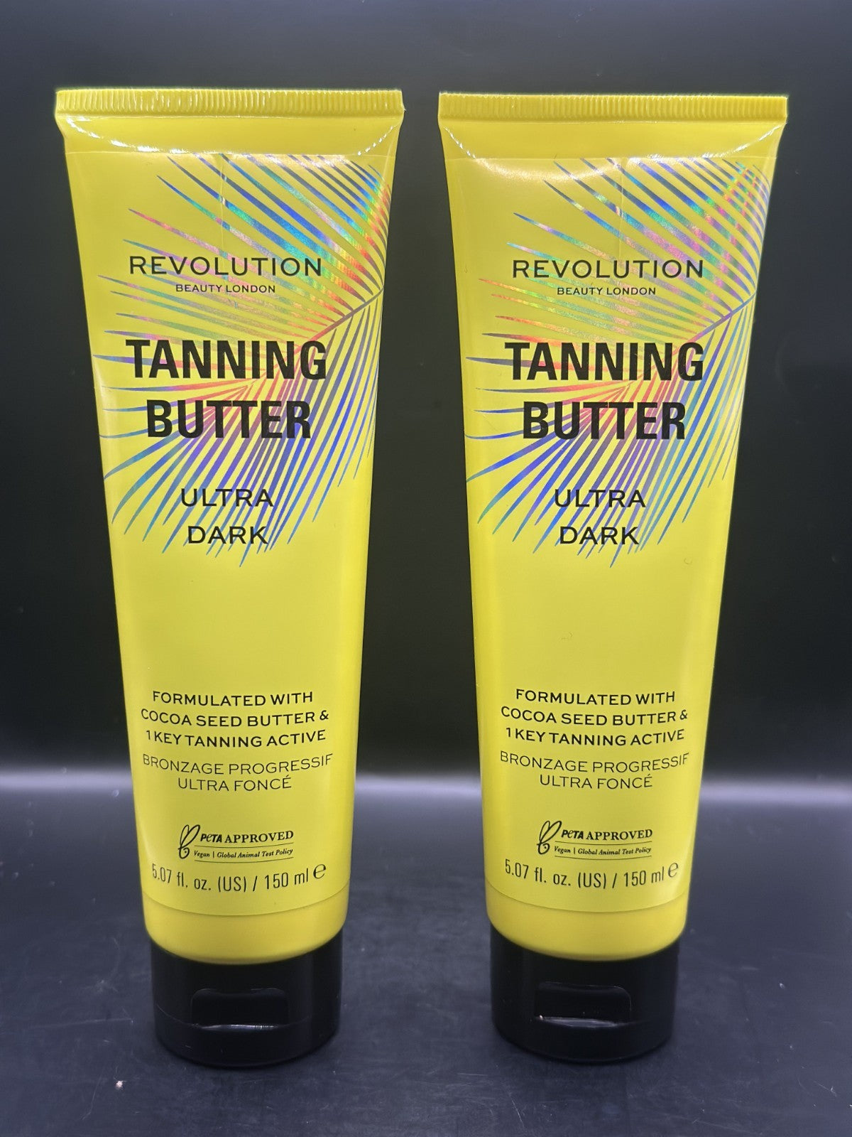 Ultra Dark Tanning Butter – Moisturizing Self Tanner for Bronzed Skin, 150ml (Pack of 2)