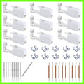 Self Ear Piercing Kit - 10 Pack Disposable Gun with Sterling Silver Ear Studs
