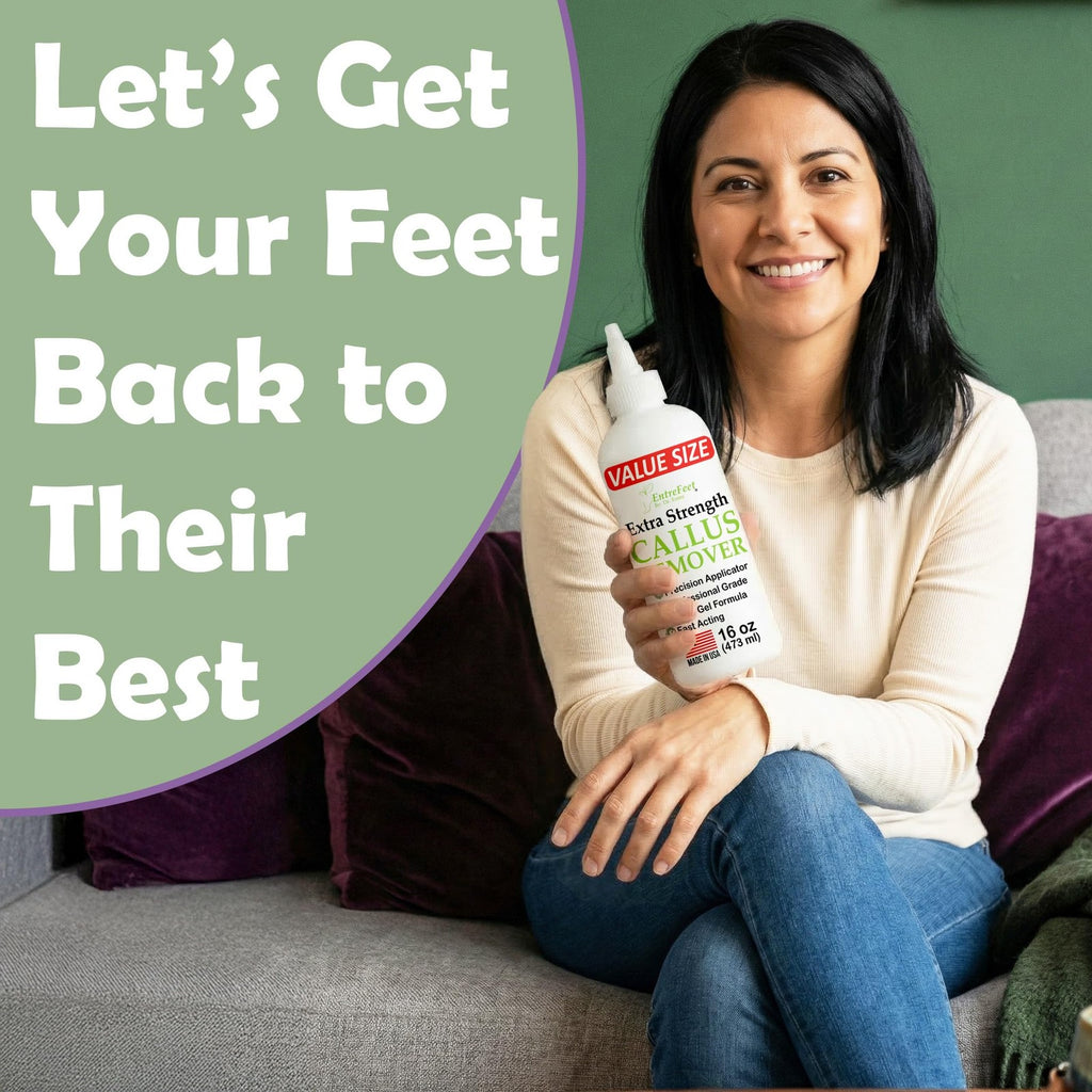 Extra Strength Foot Callus Remover Gel - 16 oz Professional Foot Care Treatment