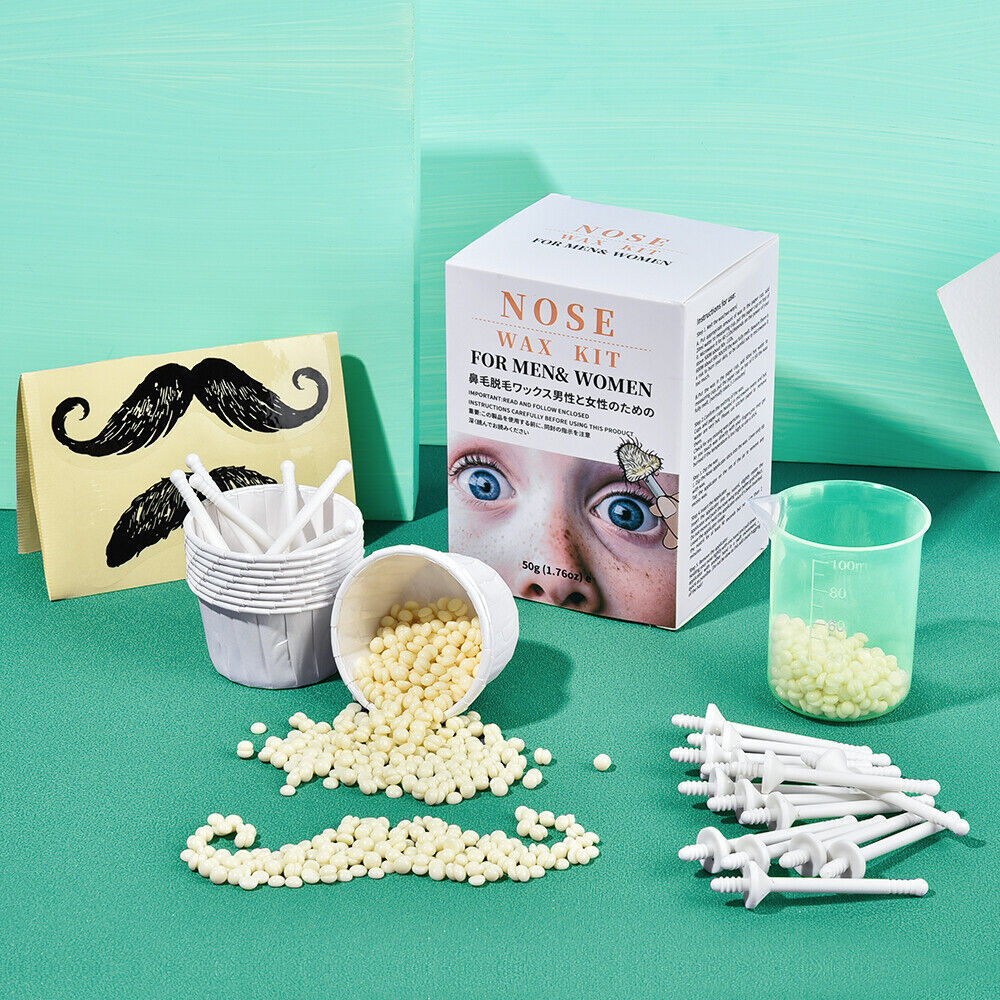 Nose Hair Waxing Kit for Men and Women - Painless Hair Removal Set
