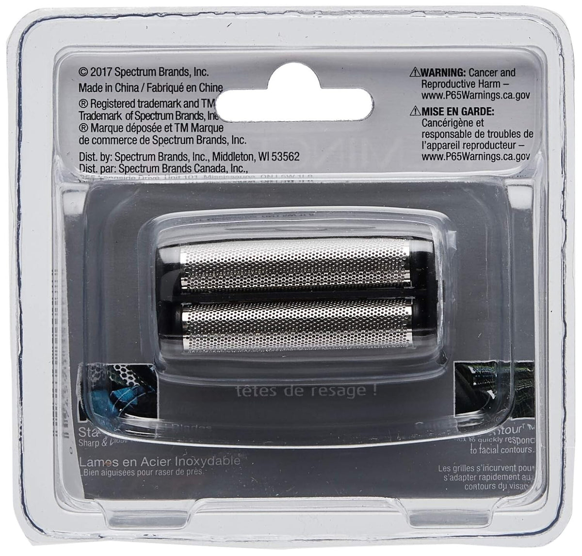 Replacement Head and Cutter Assembly for Foil Shaver Model PF7300