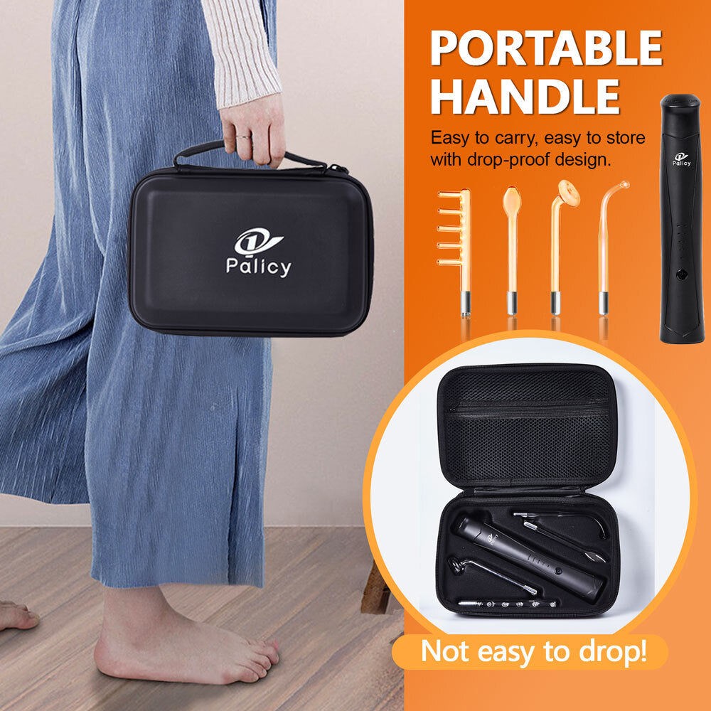 High Frequency Facial Wand for Skin Tightening & Acne Treatment - Portable Handheld Device