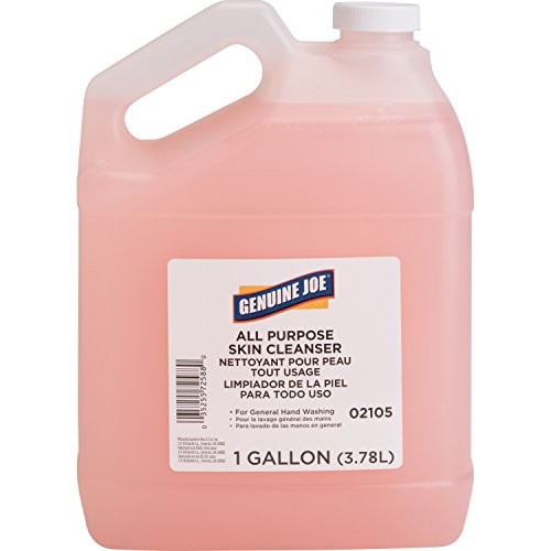 Genuine Joe 1 Gallon Pink Liquid Hand Soap with Skin Conditioner