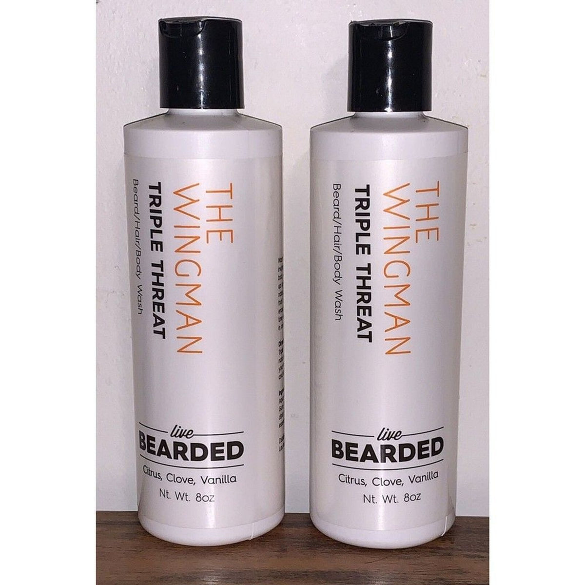 Men's Beard & Body Wash - Citrus Vanilla Scent - 8oz Bottle