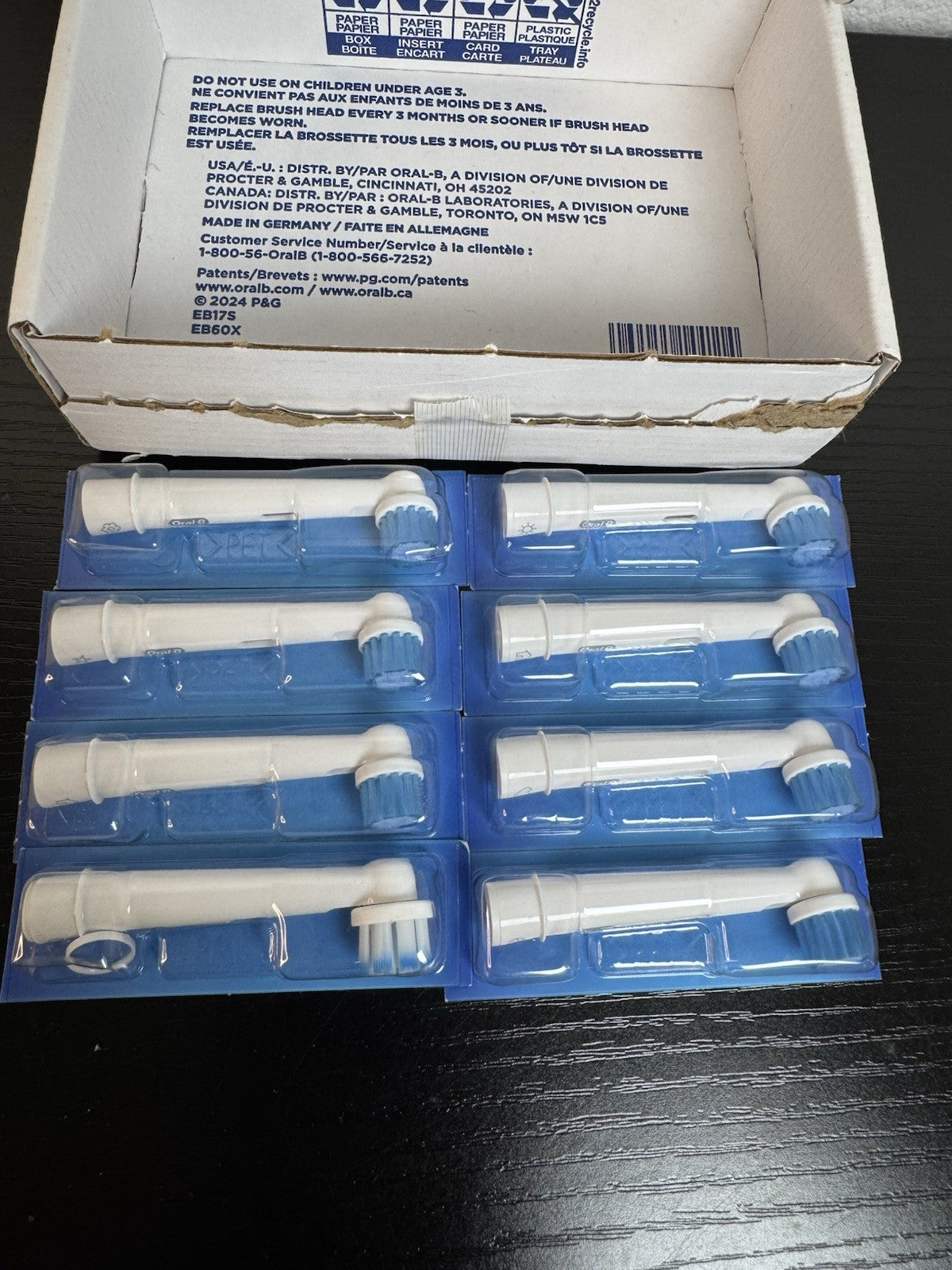Electric Toothbrush Replacement Heads for Sensitive Gums - 8 Count