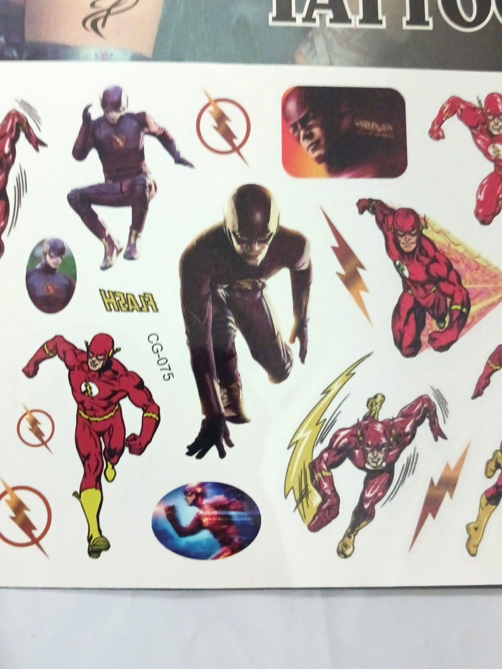 Temporary Skin Tattoos – 2 Sheets Fun Superhero Designs