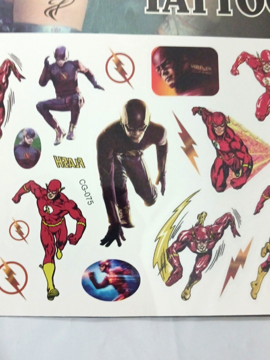 Temporary Skin Tattoos – 2 Sheets Fun Superhero Designs