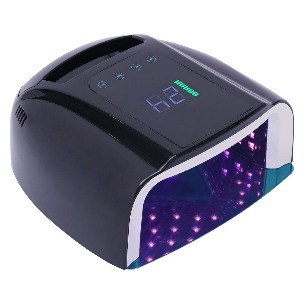 96W Cordless UV LED Nail Lamp - Rechargeable Professional Gel Curing Dryer